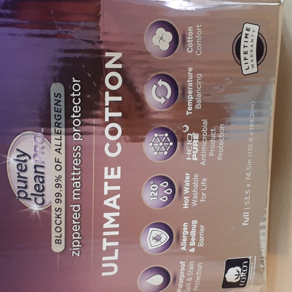 NIB Allerease zippered mattress protector size Full - Picture 7 of 7